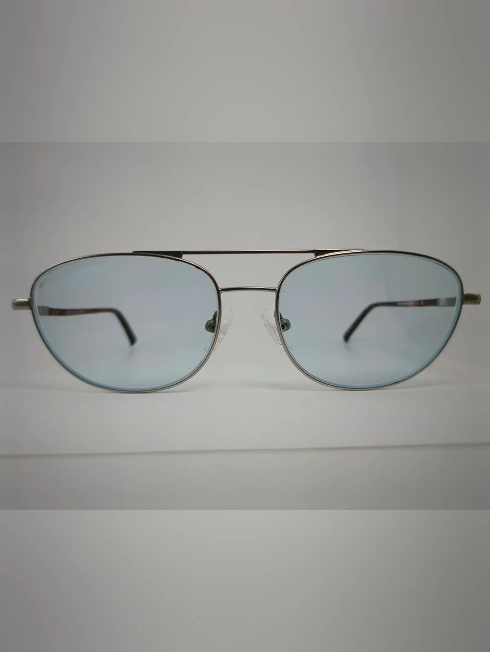 Vic. Small Brushed Silver Aviator. Double Bar Strength. Smaller Size.N